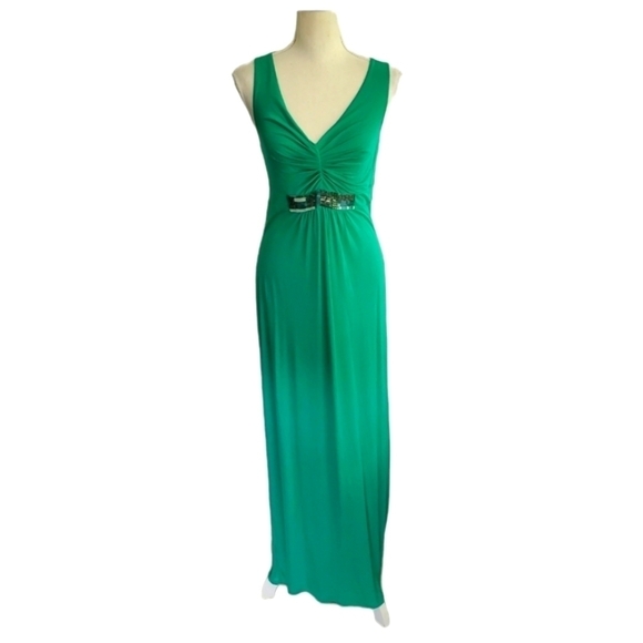 Boden Beaded Green Jersey Maxi Dress - Picture 3 of 10